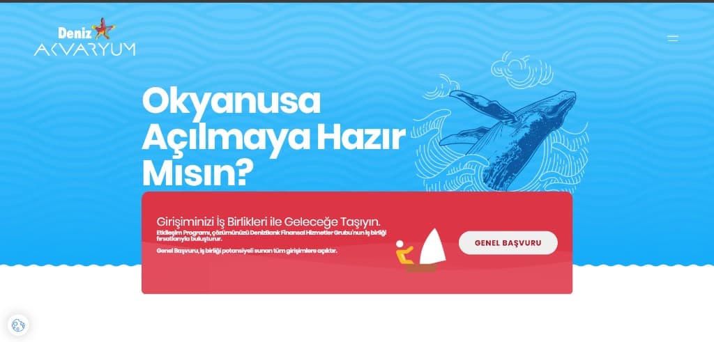 Deniz Akvaryum — Ürün vitrini ve katalog